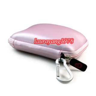 PINK LEATHER CASE BAG POUCH for 4.3 GPS TOMTOM ONE XL  