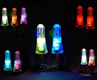 2pcs Bike Bicycle Wheel Colorful LED Valve Light Lamp  