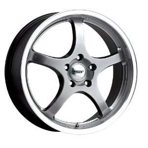   Volcano (Hyper Black) Wheels/Rims 5x100 (1670VOL405100B72): Automotive