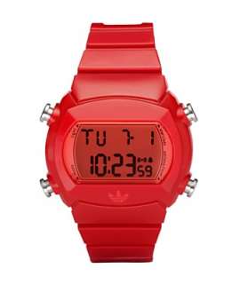 Adidas Watch, Digital Candy Red Polyurethane Strap ADH6061   All 