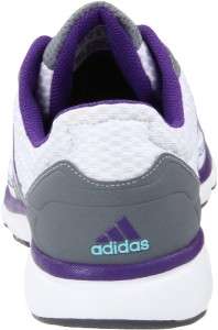 ADIDAS Womens FlyBy Running Sneakers Athletic Shoes White/Purple 