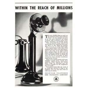   American Telephone Within the reach of millions. American Telephone