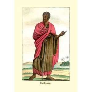  Diai Boukari African High Priest   12x18 Framed Print in 