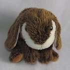   Us Animal Alley Brown White BUNNY Rabbit Life Like Plush Stuffed Toy