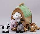 NEW Unipak FARM ANIMALS BACKPACK Plush Stuffed toys  