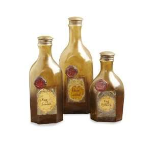  Vichy Antique Spanish Label Glass Bottle Set
