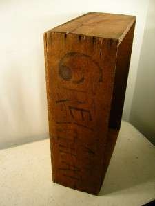Antique Wooden Cream Of Wheat Advertising Crate, Old Primitive 