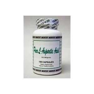  Montiff Pure L Aspartic Acid 500mg 100 caps Health 