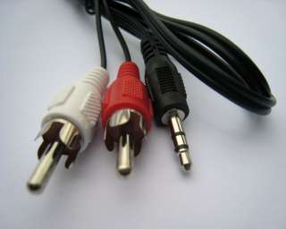 5mm Plug to 2 RCA Audio Converter Adapter Cable 9996  