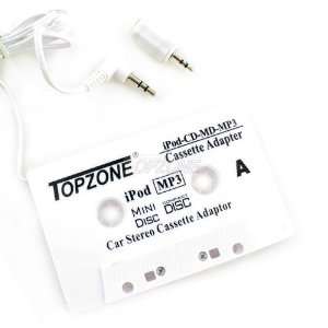 Topzone 2.5mm Car Audio Tape Cassette Adapter for CD / MD 
