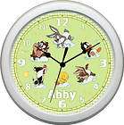 personalized baby looney tunes nursery clock green returns accepted 