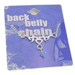 BatMan Back Belly Chain Pierceless Body Jewelry: Jewelry
