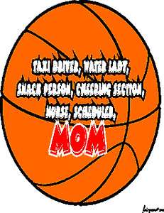Basketball T Shirt Basketball Mom Ball Tee Hoodie Sweatshirt Long 