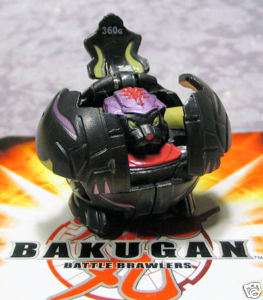 Bakugan Series 2 B1 Black Darkus Tigrerra 360g  