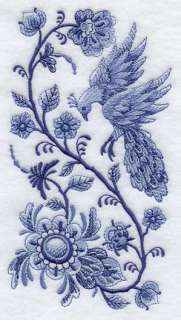 BLUE DELFT BIRD IN FLIGHT Embroidered Better Quality Hand Towel   1 Or 
