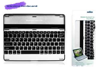 New Aluminum Bluetooth 2.0 Keyboard for iPad 2~ 55 Hours Working,60 