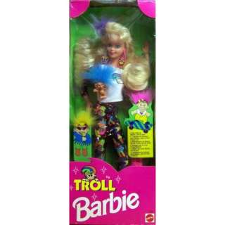  1992 Troll Barbie Doll with Mini Troll Doll