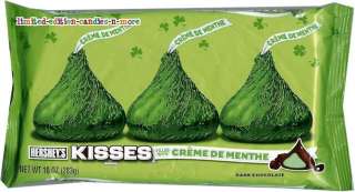   de Menthe KISSES Dark Chocolate Hersheys Mint Candy LIMITED EDITION