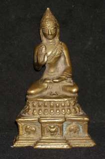   Indian Hindu Ritual Bronze Statue Of Buddha Good Collectible  