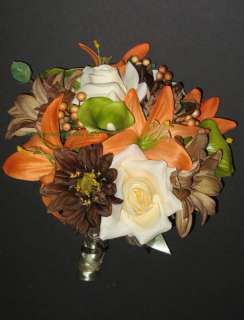Mossy Oak Wedding Bouquets, Silk Camo Wedding Flowers  
