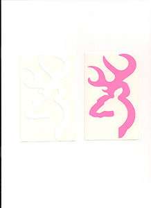 WHITE BROWNING LOGO STICKER/DECAL FOR CAR WINDOWS AND MORE! SMALL 4.75 