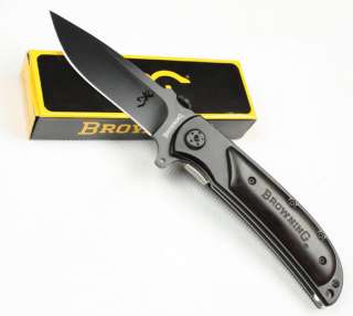 Browning Small Folding Pocket Knife Outdoor Survival Camping Hunting 