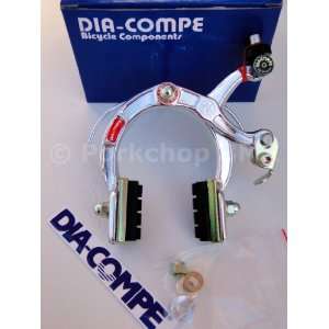   rear BMX bicycle brake caliper   SILVER ANODIZED: Sports & Outdoors