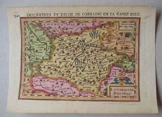 Description du Duche de Lorraine en le Gaule Belgg. (Lorraine, France)