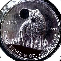 reverse of the silver bullion coin was designed by the Royal Canadian 