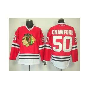   #50 NHL Chicago Blackhawks Red Hockey Jersey Sz54