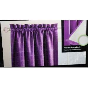   Selections Energy Saving Blackout Curtain Gabby Panel Purple 42x84