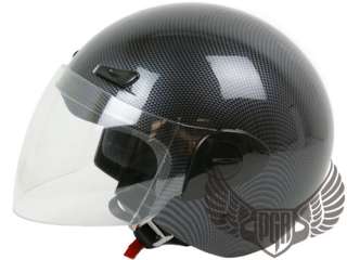 PGR CRUZ Motorcycle Helmet Cruiser Carbon Fiber Large  