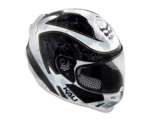 Kali Naza Carbon Liberty Black Motorcycle Helmet Large  