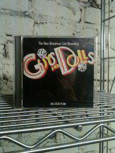 Guys and Dolls Broadway Cast recording CD  