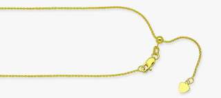 14KT YELLOW GOLD ADJUSTABLE WHEAT CHAIN  