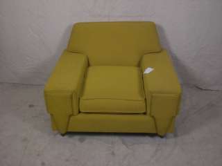 Vintage Modern Overstuffed Upholstered Chair (0667)*  