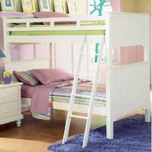  Pottery White Youth Bunk Bed   Homelegance Furniture