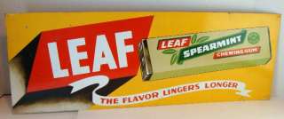 1940s Leaf Spearmint Chewing Gum The Flavor That Lingers Advertising 