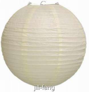 Chinese Japanese Paper Lanterns/Lamps 8 Cream  