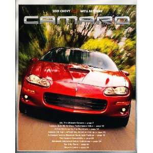  2001 Chevrolet Chevy Camaro Z28 and SS Sales Brochure 