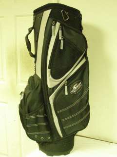 King Cobra Cart Bag Black/Silver 9.5 5 way top Golf  