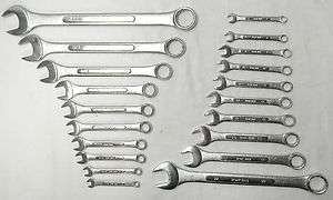 20 PC Professional Combination Wrench Set Metric & SAE  