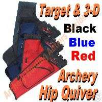 MINI YOUTH & WOMANS Archery ARROW HIP QUIVER Bow RED  
