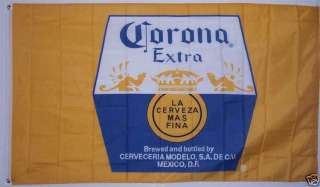 CORONA EXTRA BEER SIGN FLAG OUTDOOR INDOOR 3 X 5 BANNER  