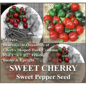  1,000 SWEET CHERRY Pepper seeds ~ Perfect for Can & Salad 