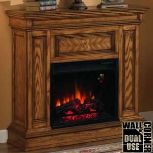 Classic Flame Phoenix Convertible Indoor Electric Fireplace   Oak 