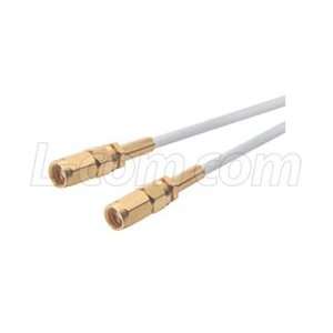  RG188 Coaxial Cable, SMC Plug / Plug, 1.0 ft Electronics