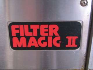 Frymaster Filter Magic II (2) Double Deep Fat Fryer FMH250BLSC, Gas 