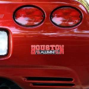  NCAA Houston Cougars Alumni Car Decal: Sports & Outdoors