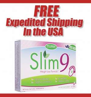   Natural weight loss fat burner diet pill Slim 9 882386001020  
